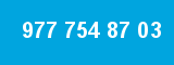 977 754 87 03 977 754 87 03